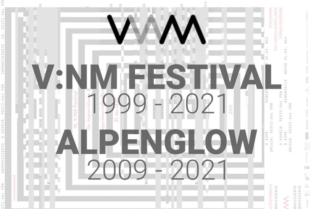 Banner für V:NM Festival und Alpenglow Archiv